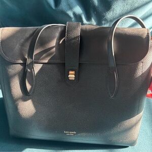 Kate Spade Black Textured Leather Accessory